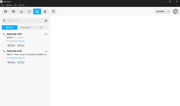 DragFlow service desk
